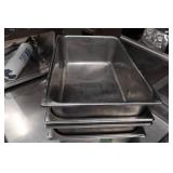 *4* Stainless Steel Pans - 12.5"x20.75"x5.75"