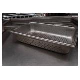 *2* Stainless Steel Perforated Steam Table Pans - 12.75"x21"x4"