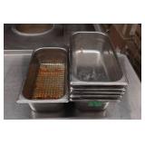 *6* Stainless Steel Pans - 7"x12.75"x3.75"