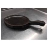 *3* Lodge Fajita Cast Iron Skillet - 10"x7"