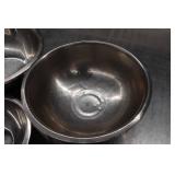 *6* Stainless Mixing Bowls - 8", 10.75" & 11.5"