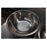 *6* Stainless Mixing Bowls - 8", 10.75" & 11.5"