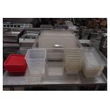 Clear Food Storage Bins and Lids