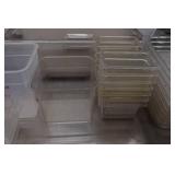 Clear Food Storage Bins and Lids