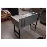 Stainless Steel Underbar Drainboard