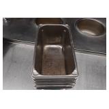 *5* Stainless Steel Pans - 7"X12.75"X5.75