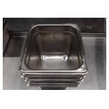*5* Stainless Steel Pans - 6.5"X7"5.5"
