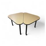 2 Triangular Tables 35x61x29