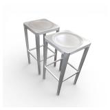 2  Metal Stools Retails new for $299