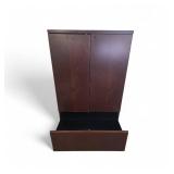 Wood Armoire 89x36x19