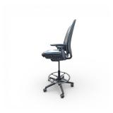 Steelcase Amia Leather Executive Drafting Chair Retails for $1400