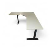 L Shaped Power Table 84x72x24