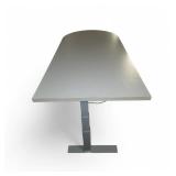 Peninsula Top Power Table Power Sit Stand Adjustable Height Desk with Memory Setting Retails for $1700