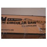 WEN 3625 5-Amp 4-1/2-Inch Beveling Compact Circular Saw with Laser and Carrying Case