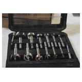 WEN FB5114 14-Piece Forstner Bit Set with Carrying Case