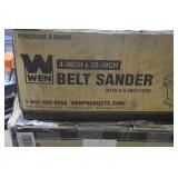 WEN 6502T 4.3-Amp 4 x 36 in. Belt and 6 in. Disc Sander with Cast Iron Base