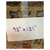 Andorra Oriental Area Rug - 7ft11in x 11ft3in - Polypropylene/Nylon Blend, Machine-Woven