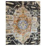 Andorra Oriental Area Rug - 7ft11in x 11ft3in - Polypropylene/Nylon Blend, Machine-Woven