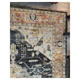 Andorra Oriental Area Rug - 7ft11in x 11ft3in - Polypropylene/Nylon Blend, Machine-Woven