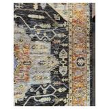 Andorra Oriental Area Rug - 7ft11in x 11ft3in - Polypropylene/Nylon Blend, Machine-Woven