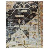 Andorra Oriental Area Rug - 7ft11in x 11ft3in - Polypropylene/Nylon Blend, Machine-Woven