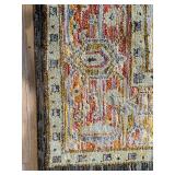 Andorra Oriental Area Rug - 7ft11in x 11ft3in - Polypropylene/Nylon Blend, Machine-Woven