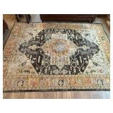 Andorra Oriental Area Rug - 7ft11in x 11ft3in - Polypropylene/Nylon Blend, Machine-Woven