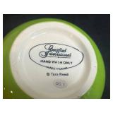 Fiesta Ole 3-Section Condiment Dish w Coordinating Large Bowl - Tara Reed Design