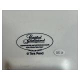 Certified International Tara Reed Ole Dessert Plate 8.25 in & Caliente Plate (Lot of 2)