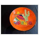 Certified International Tara Reed Ole Dessert Plate 8.25 in & Caliente Plate (Lot of 2)