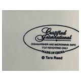 Certified International Tara Reed Ole Dessert Plate 8.25 in & Caliente Plate (Lot of 2)