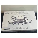 Sky Rider X31-Shockwave Quadrocopter Drone with Wi-Fi Camera