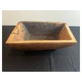 Wooden Rectangular Dough Bowl
