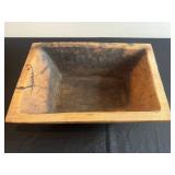 Wooden Rectangular Dough Bowl