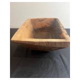 Wooden Rectangular Dough Bowl