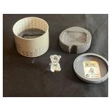 Swarovski Mini Crystal Bear - Clear Faceted Figurine (Made in Austria)