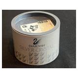 Swarovski Mini Crystal Frog A 7642 - Silver Crystal Figurine, Made in Austria