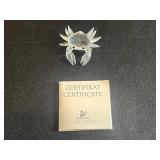 Swarovski Mini Crystal Crab Figurine with Certificate