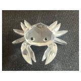 Swarovski Mini Crystal Crab Figurine with Certificate