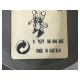 Swarovski Mini Crystal Bear - Clear Crystal on Octagonal Mirror Base (Made in Austria)