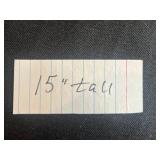 John Bergen Mikasa Intaglio Abstract Studio Art Large Vase Vintage Black with Pink Teal Geometric Pattern