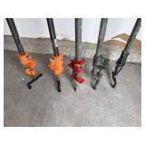 Pipe Clamp Set - 5-Piece Sliding Jaw Clamps