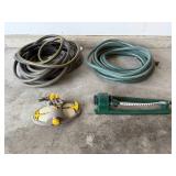 Two Sprinklers & Two Yard Hoses