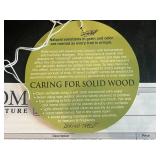 Thomas Cole Travers Mango Trestle Table with Leaves, Emerson Bench & Picardy II Chairs (4) - Retails $1,600