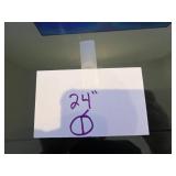 Round Wall Mirror with Brown Leather Strap Hanger