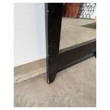 Black Arched-Top Full-Length Floor Mirror - 60 in Tall