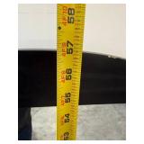 Black Arched-Top Full-Length Floor Mirror - 60 in Tall