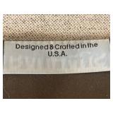 BAUHAUS USA Armchair - 34 H x 37 W x 37 D - Olive Green Upholstery