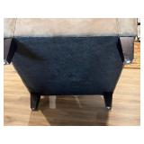 BAUHAUS USA Armchair - 34 H x 37 W x 37 D - Olive Green Upholstery