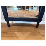 Black Floor Mirror - 79 in H x 26 in W - Freestanding Wood Frame